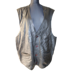 KAMIZELKA SKÓRA M FLUES rozm. 58